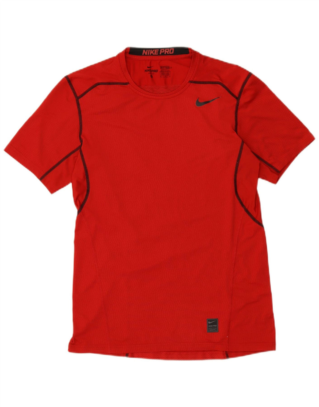 Мужская футболка NIKE Dri Fit с графическим рисунком, красный полиэстер среднего размера