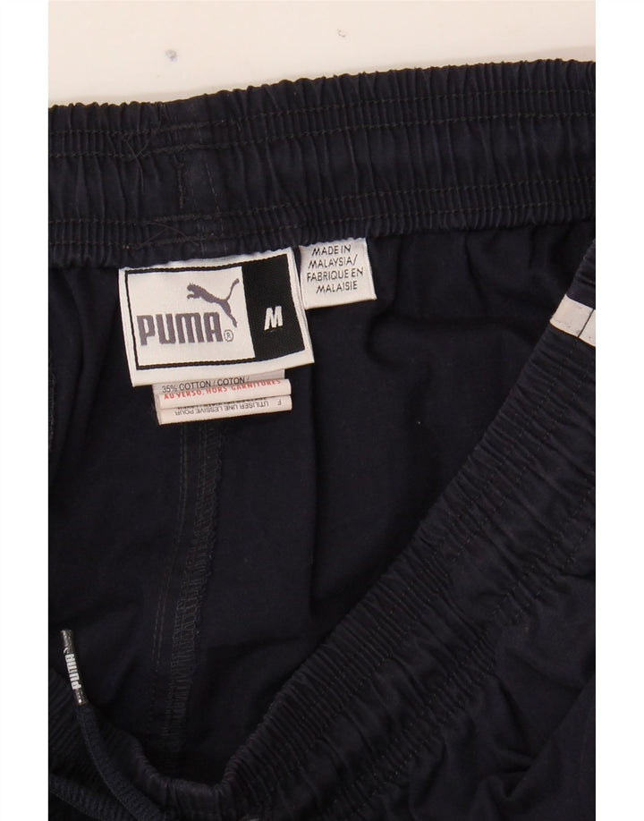 PUMA Mens Tracksuit Trousers Medium  Navy Blue Polyester Vintage Puma and Second-Hand Puma from Messina Hembry 
