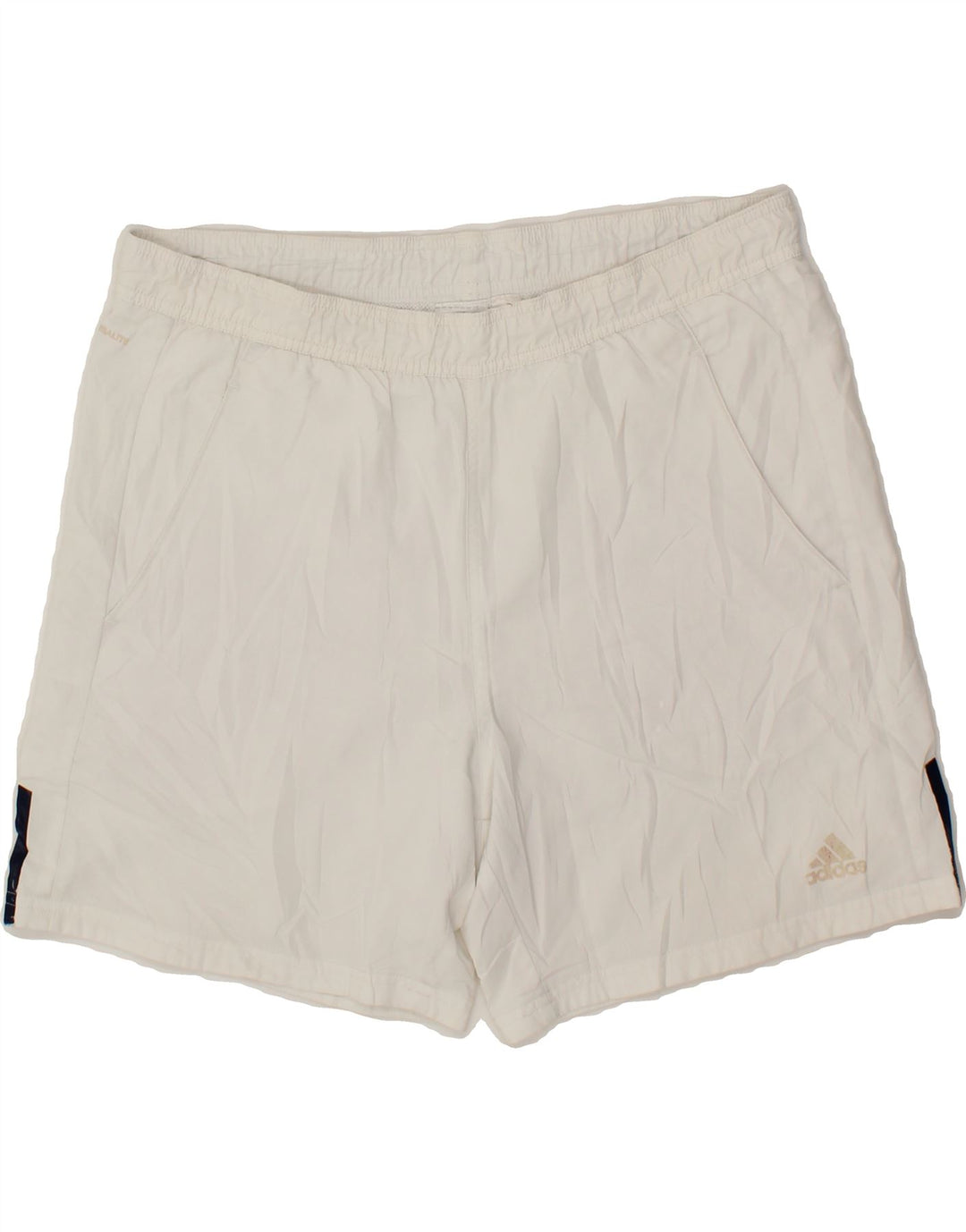 ADIDAS Mens Sport Shorts Medium  White Polyester Vintage Adidas and Second-Hand Adidas from Messina Hembry 