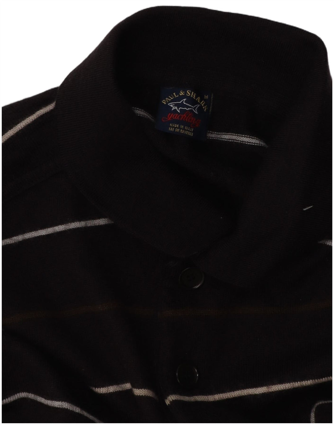 Мужской свитер-поло для яхтинга PAUL & SHARK, средний темно-синий