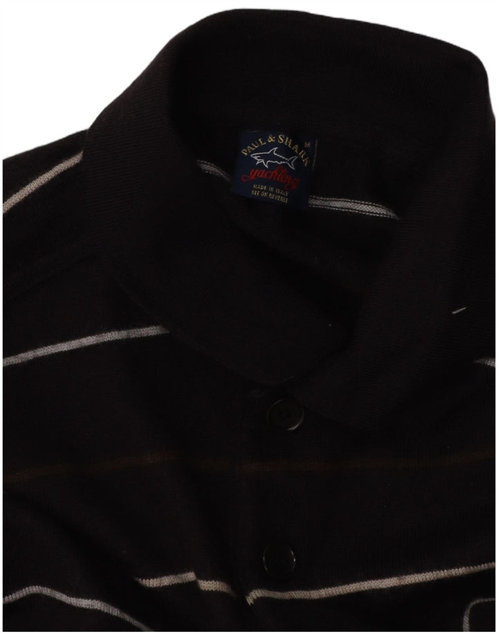 Мужской свитер-поло для яхтинга PAUL & SHARK, средний темно-синий