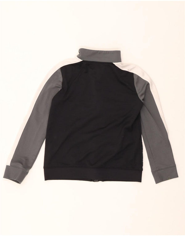 Спортивный костюм UNDER ARMOR для мальчиков, верхняя куртка 9–10 лет, средний черный цвет с блоками