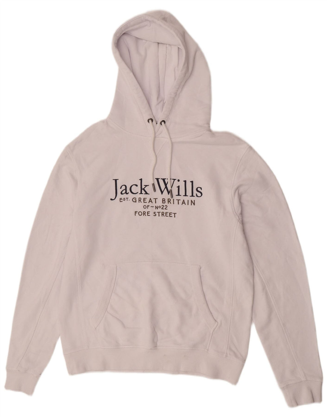 Мужской джемпер с капюшоном Jack Wills с рисунком, средний белый хлопок, хлопок