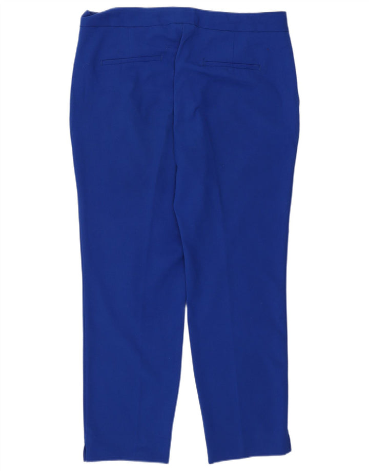 Женские укороченные брюки скинни Zara EU 40 Medium W30 L26, синий полиэстер
