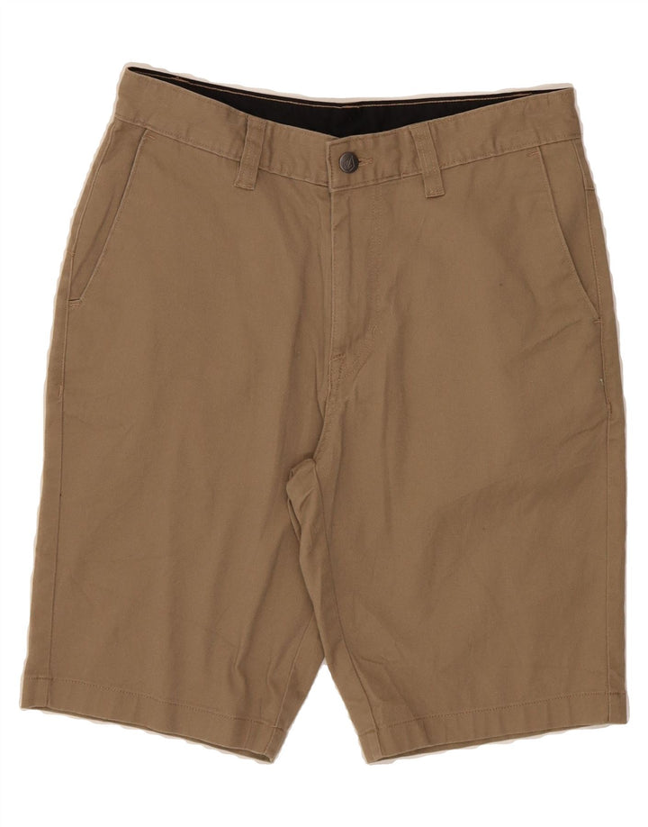 VOLCOM Mens Chino Shorts W29 Small  Beige Cotton Vintage Volcom and Second-Hand Volcom from Messina Hembry 
