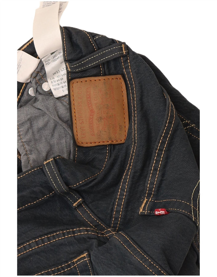 Женские прямые джинсы Levi's 501 W25 L32 серые, хлопок