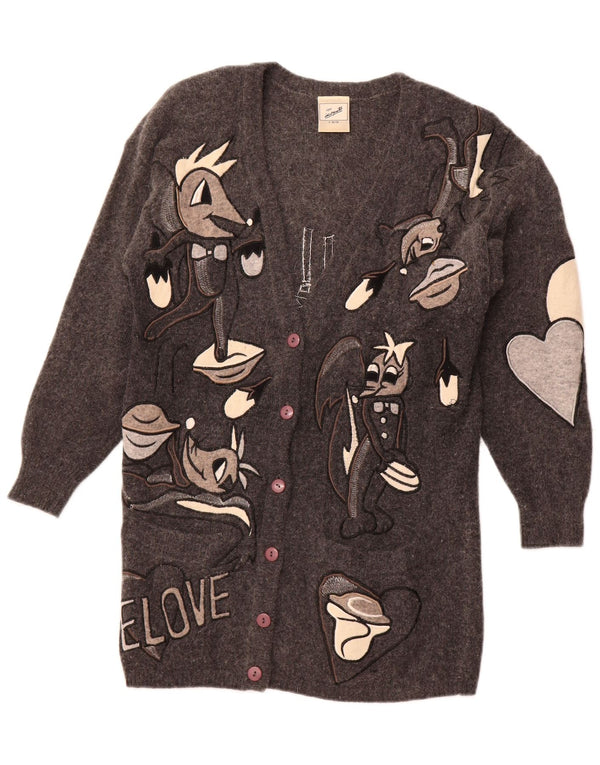 INCOGNITO Женский удлиненный кардиган с рисунком IT 38/38 XS Серый