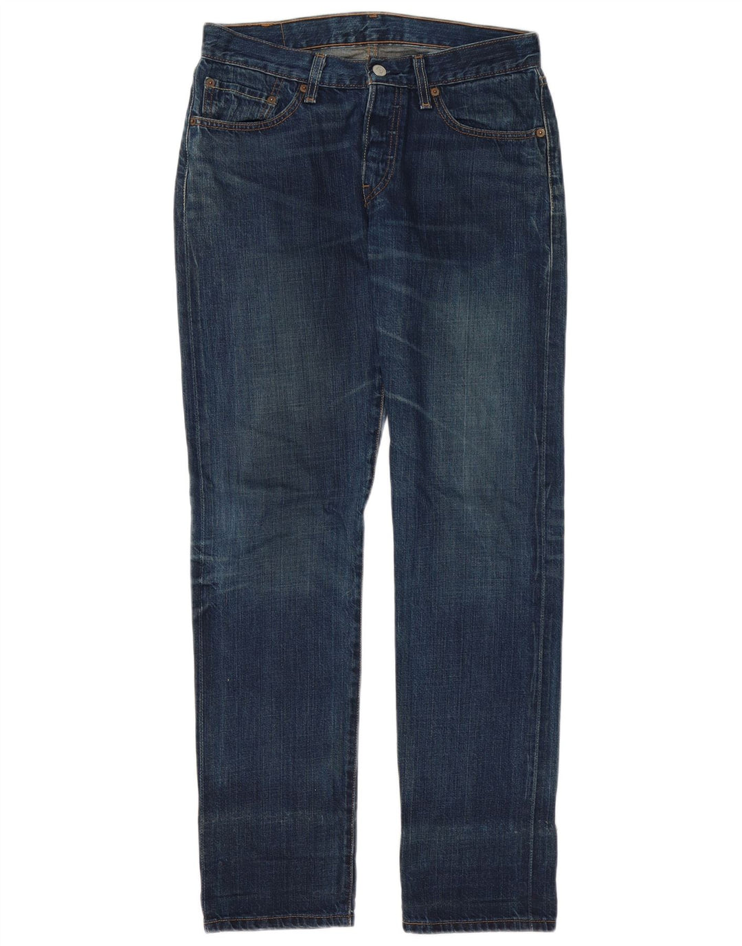 Женские прямые джинсы LEVI'S 501 W27 L32 Синие, хлопок