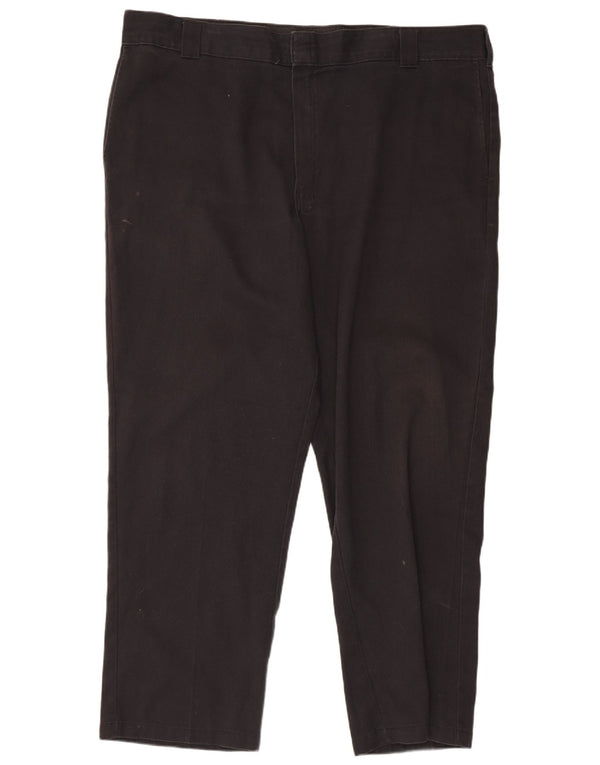 DICKIES Mens 874 Straight Original Fit Chino Trousers W46 L32 Black