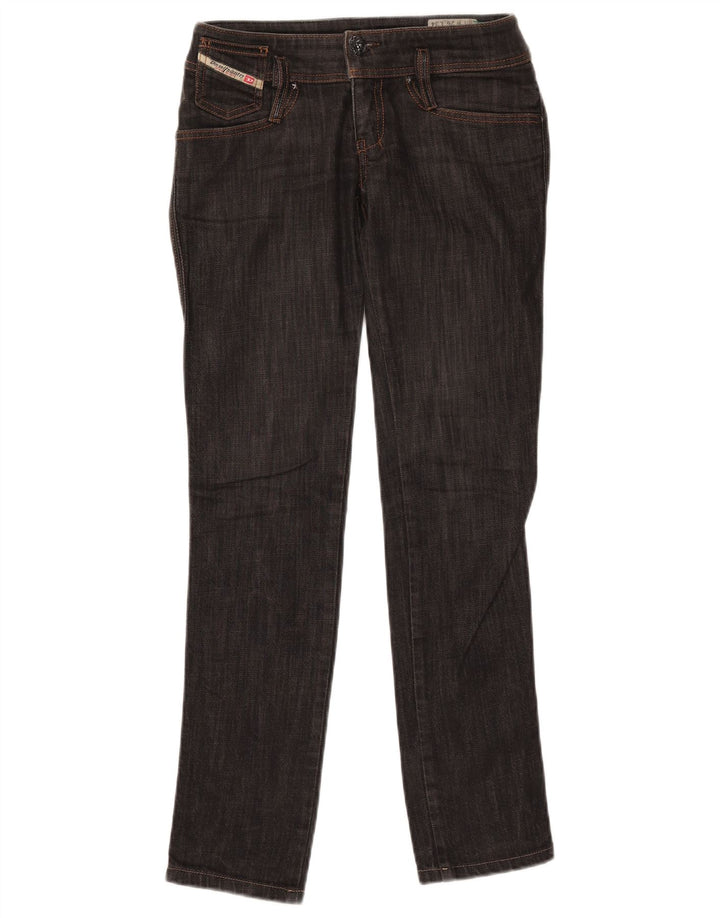 Женские прямые джинсы Diesel Matic W26 L31, черный хлопок