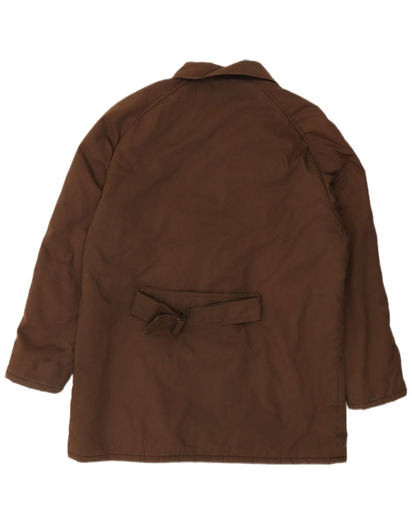 St Michael Mens Padded Jacket UK 43/44 XL Brown Polyester