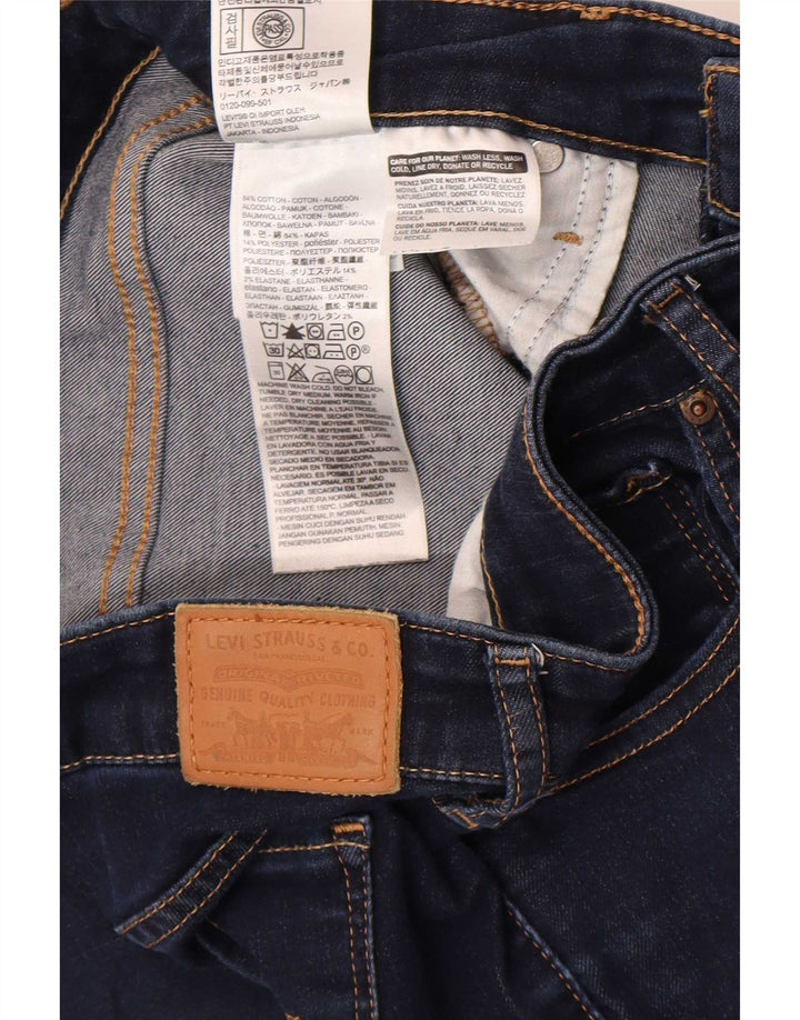 Женские джинсы Levi's 712 Slim W30 L32 Темно-синие, хлопок