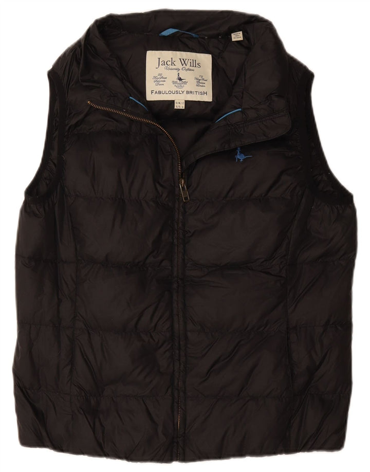 Женский утепленный жилет Jack Wills UK 12, средний черный