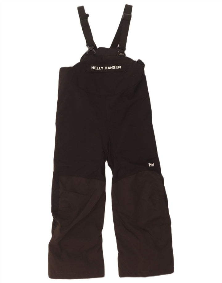 Helly Hansen Лыжные брюки с графическим рисунком для мальчиков 5–6 лет, черный полиамид