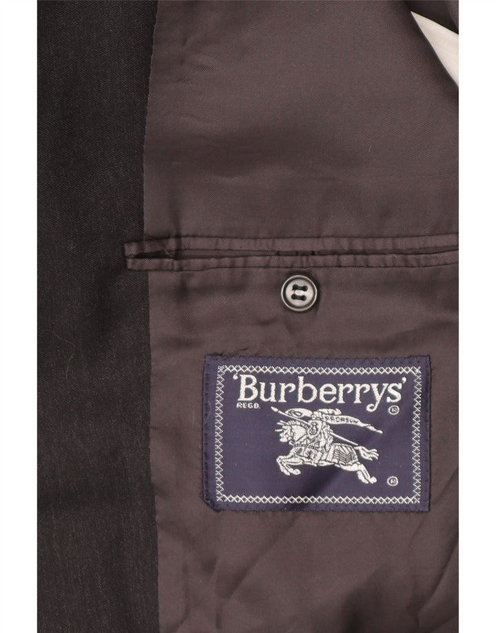 Мужской пиджак Burberrys с 3 пуговицами IT 52, большая серая шерсть