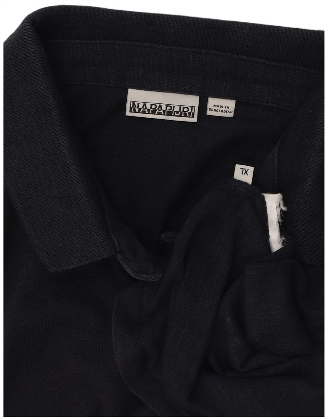 NAPAPIJRI Mens Polo Shirt XL Navy Blue