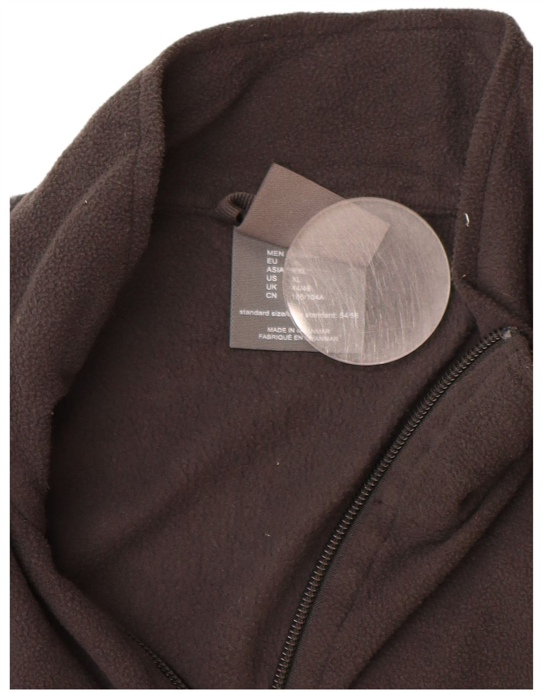 Мужская флисовая куртка JACK WOLFSKIN UK 44/46 XL, серый полиэстер