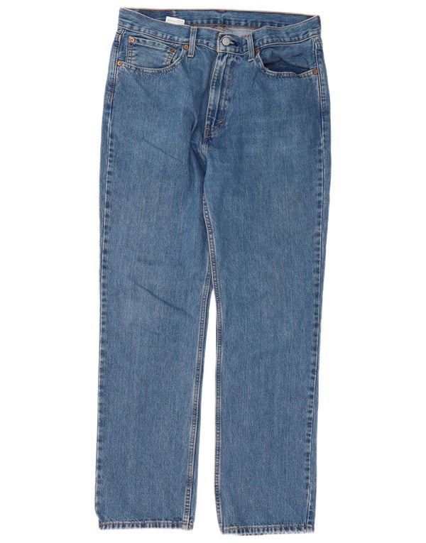 Мужские прямые джинсы Levi's 516 W36 L32 синие, хлопок