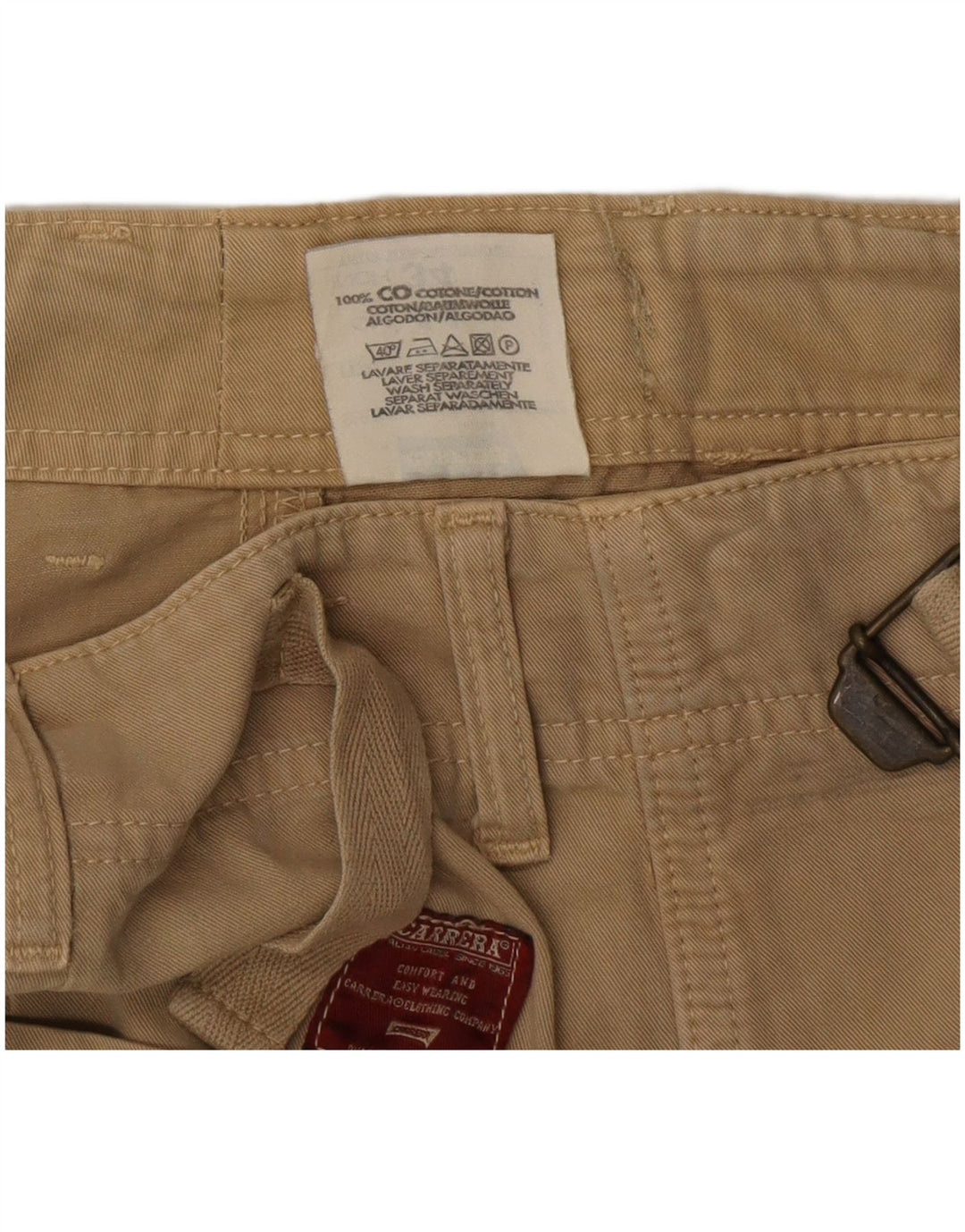 Мужские шорты карго Carrera IT 50 Large W34 Бежевые, хлопок
