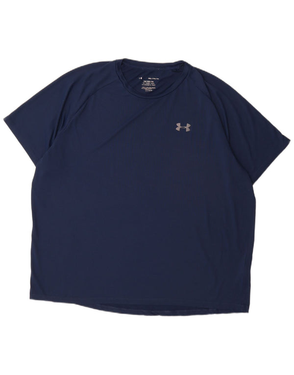 Мужская футболка Under Armour Top 2XL Темно-синий полиэстер