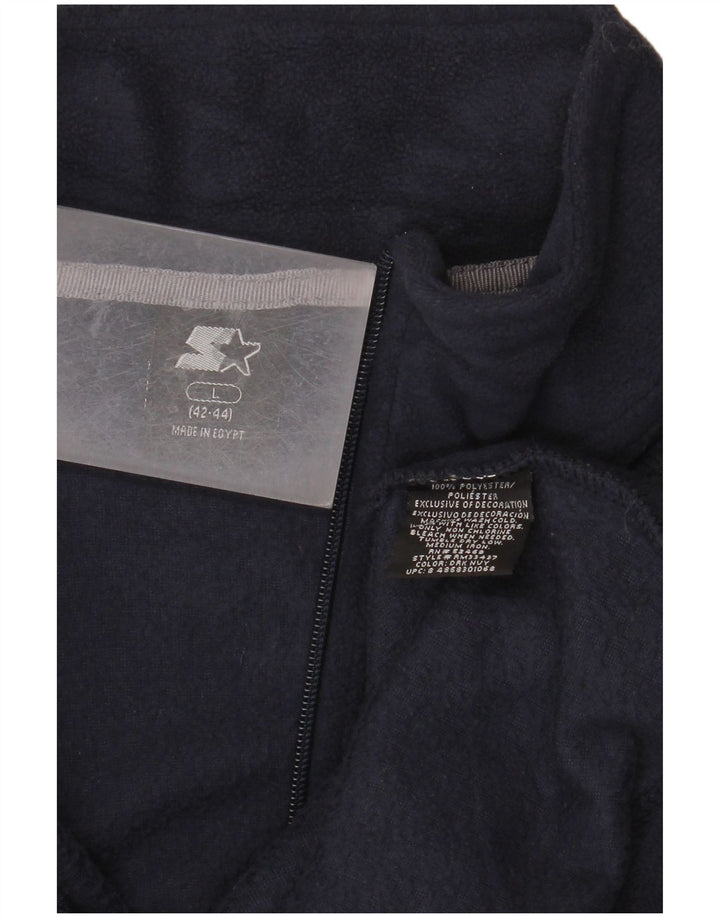 Мужская флисовая куртка G-Star UK 40, большая темно-синяя, полиэстер