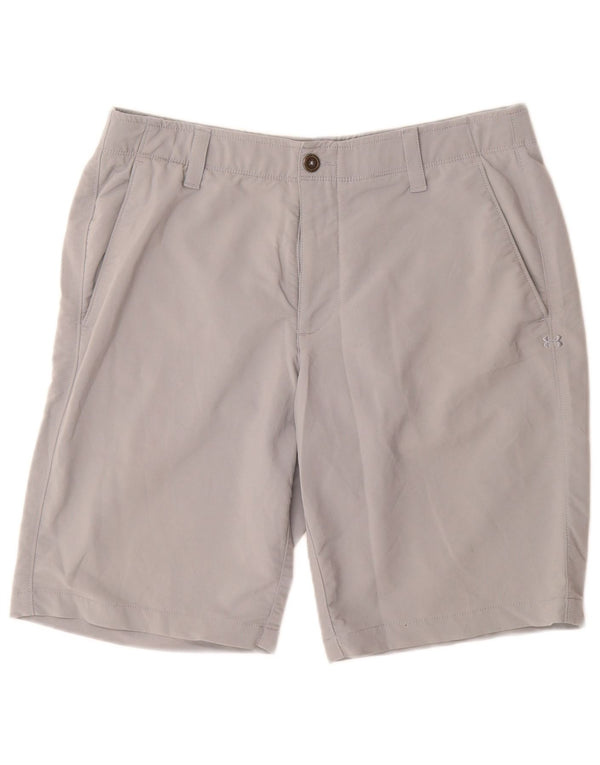 UMBRO Mens Chino Shorts W34 Large Grey Nylon