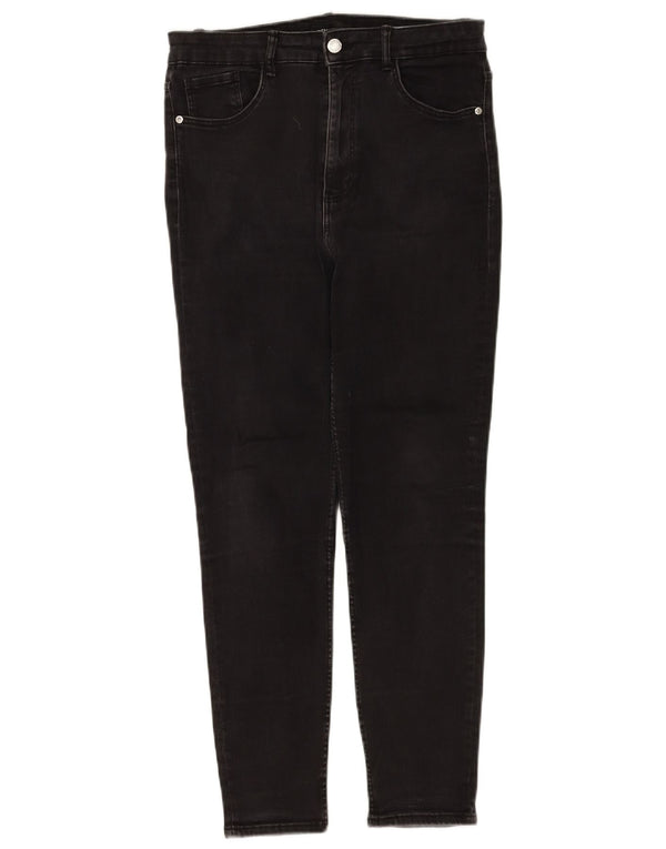 Женские джинсы скинни Zara EU 44 XL W34 L26 черные