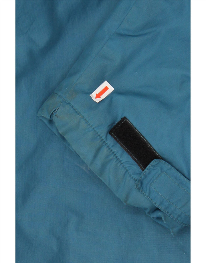 Мужская ветровка ASICS UK 42 XL, синяя, полиамид с цветными блоками