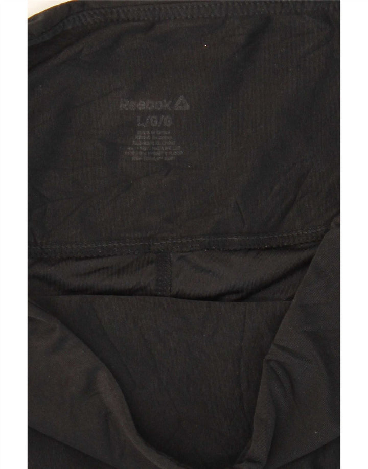 Женские леггинсы Reebok UK 14, большие черные
