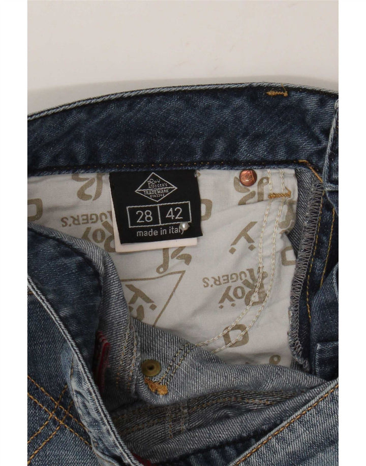 Женские прямые джинсы Roy Rogers W28 L33 синие, хлопок