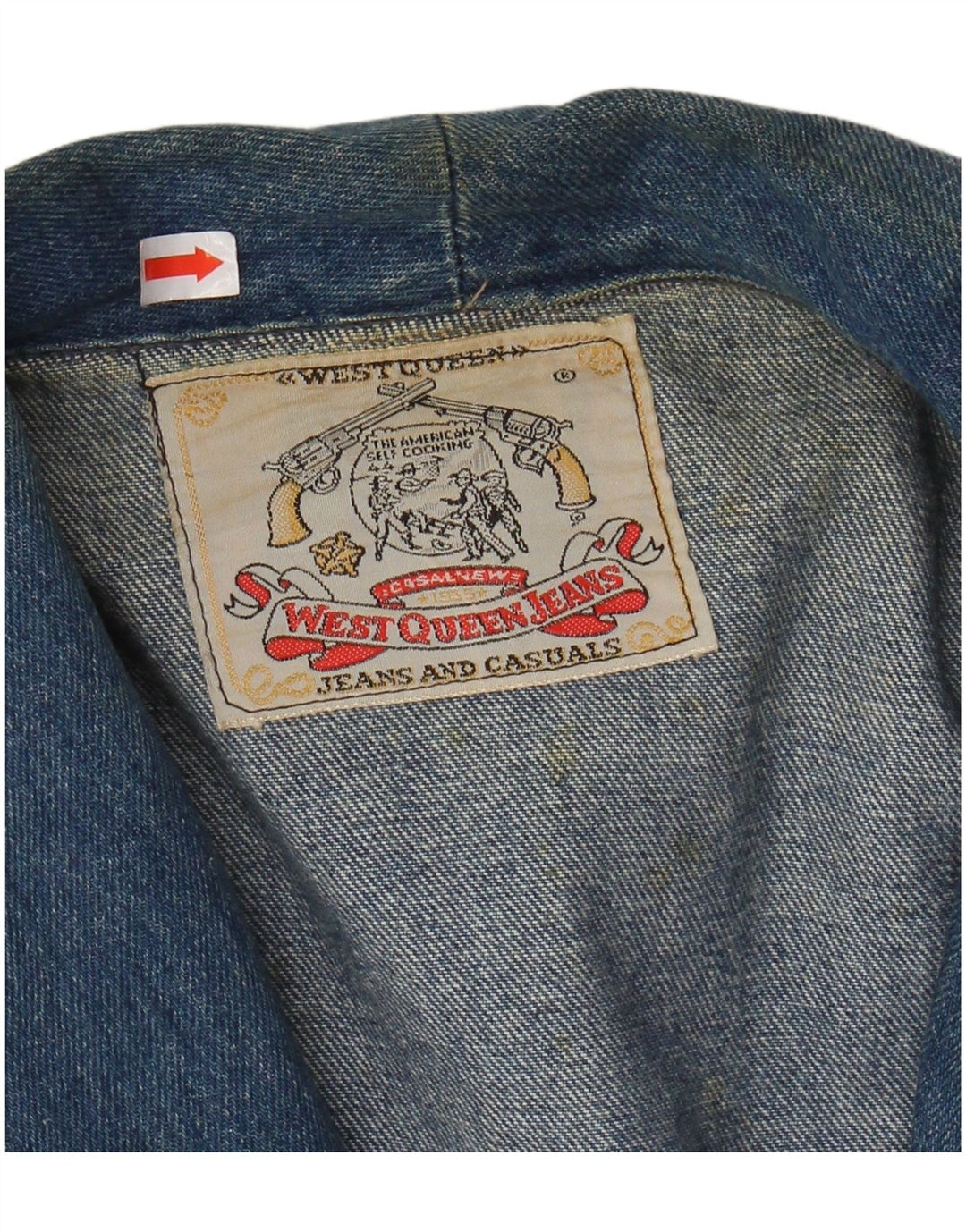 ВИНТАЖНЫЙ женский джинсовый пиджак на 1 пуговице, Великобритания 16, большой синий цвет