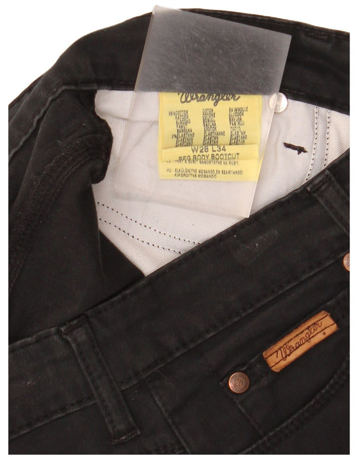 Женские джинсы WRANGLER Bootcut W28 L30, черный хлопок