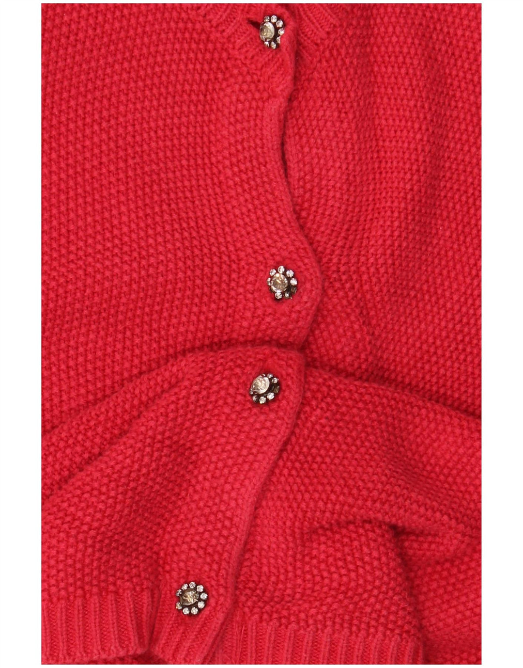 Женский кардиган Zara UK 10, маленький красный вискоза