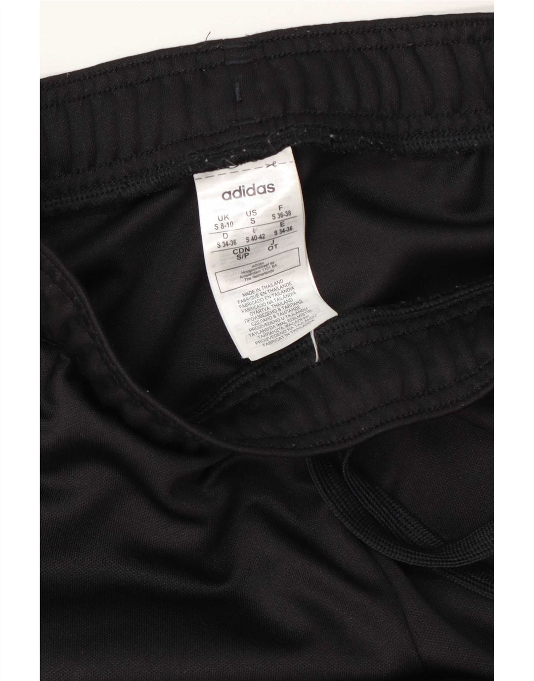 Женские спортивные брюки Adidas Climalite UK 8/10, маленький черный полиэстер