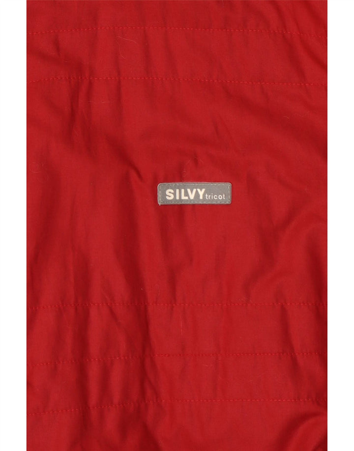Мужская вязаная двусторонняя куртка Silvy UK 40, большая серая с геометрическим узором