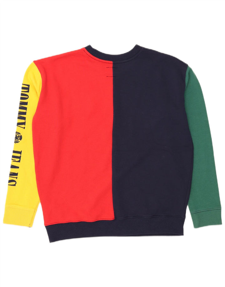 Мужской свитшот Tommy Hilfiger, средний разноцветный с цветными блоками