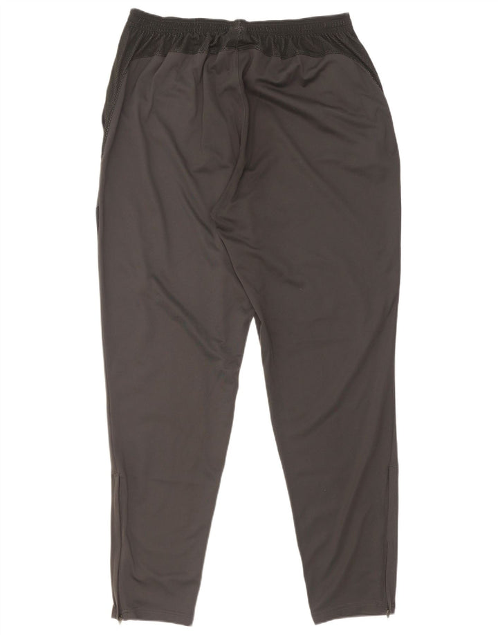 Мужские спортивные брюки Nike Dri Fit XL, серые, полиэстер с цветными блоками