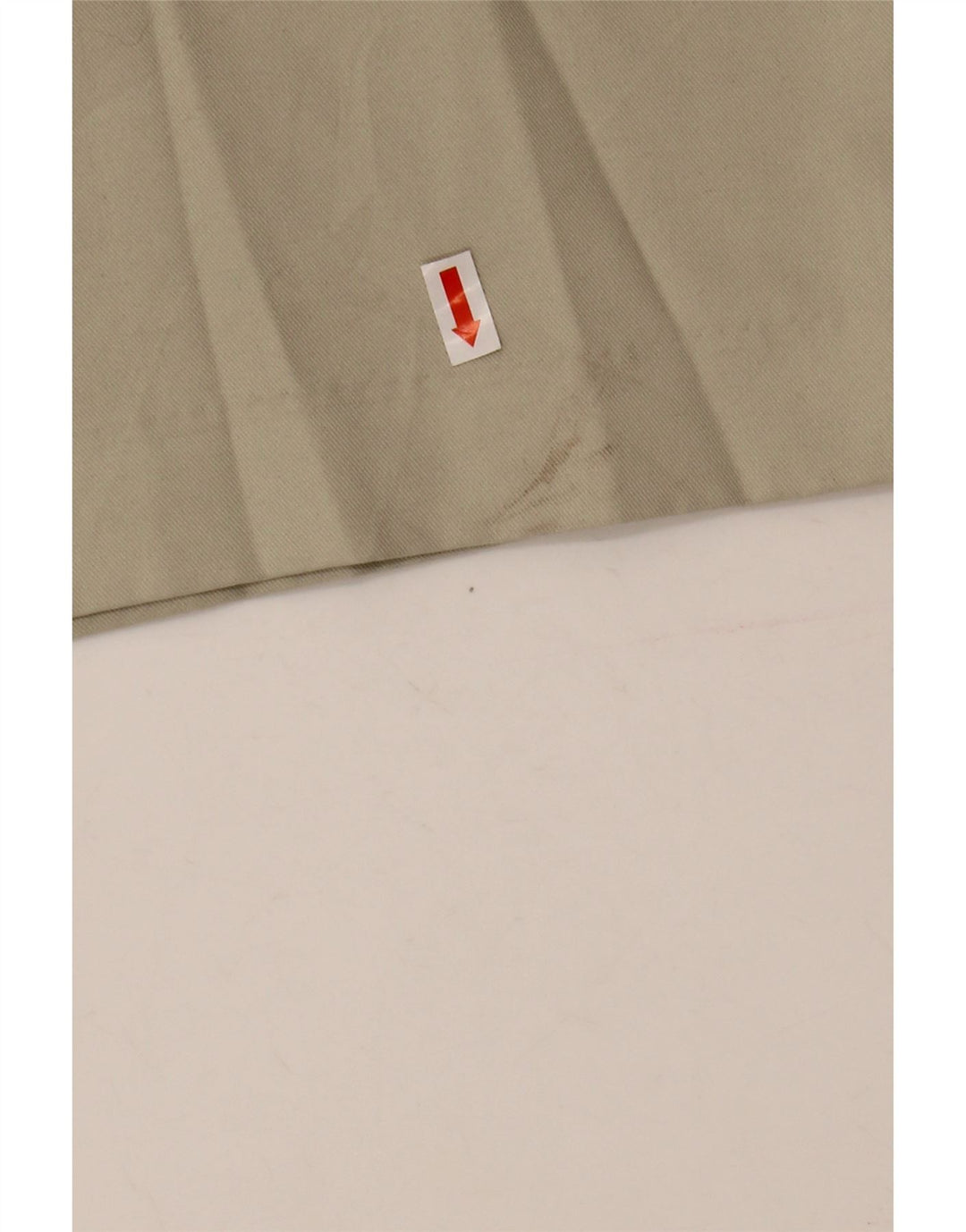 IZOD Mens Pegged Chino Shorts W36 Large  Beige Polyester