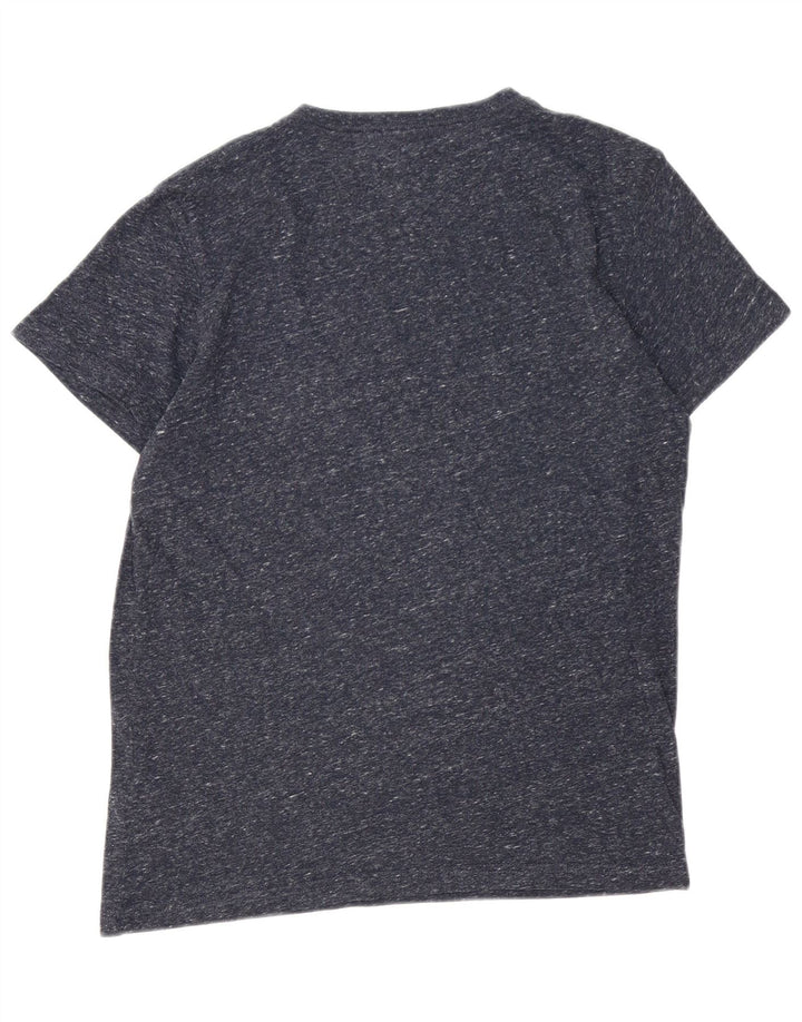 Мужская футболка с рисунком Tommy Hilfiger, средний темно-синий полиэстер с крапинками