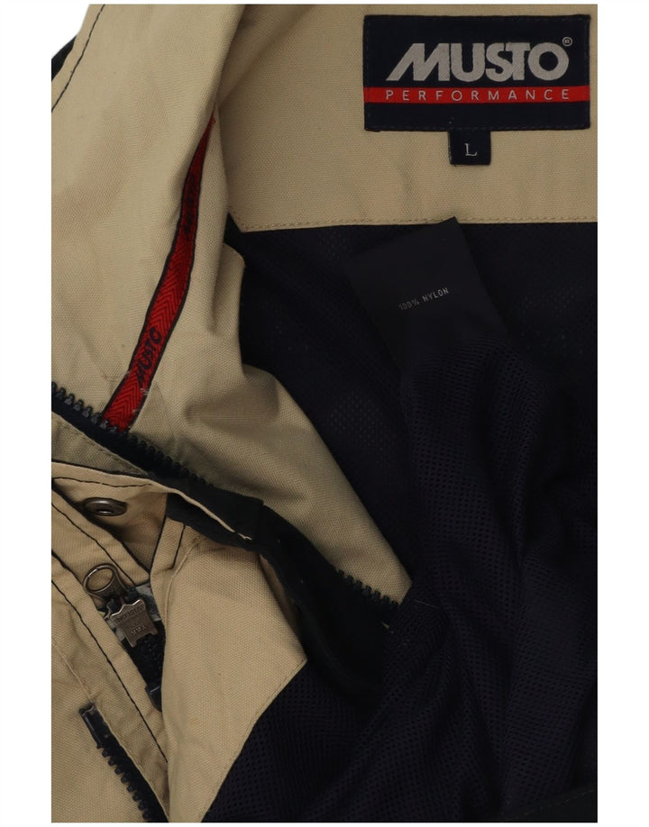 Мужская дождевик Musto UK 40, большой темно-синий нейлон