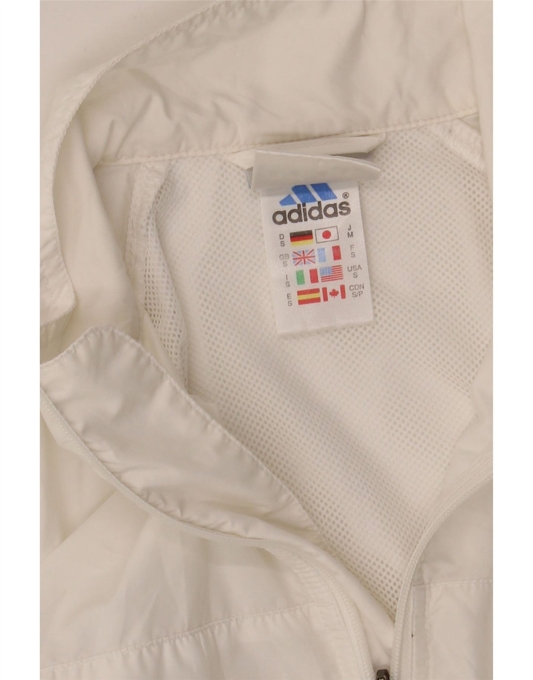 Мужской спортивный костюм Adidas, верхняя куртка, маленький белый полиэстер