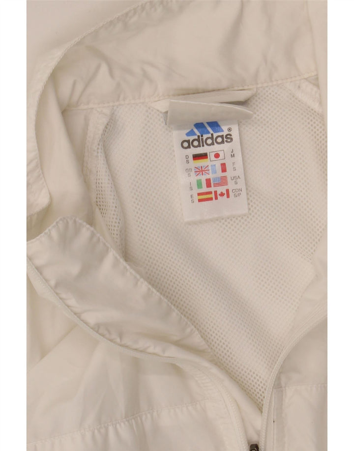 Мужской спортивный костюм Adidas, верхняя куртка, маленький белый полиэстер