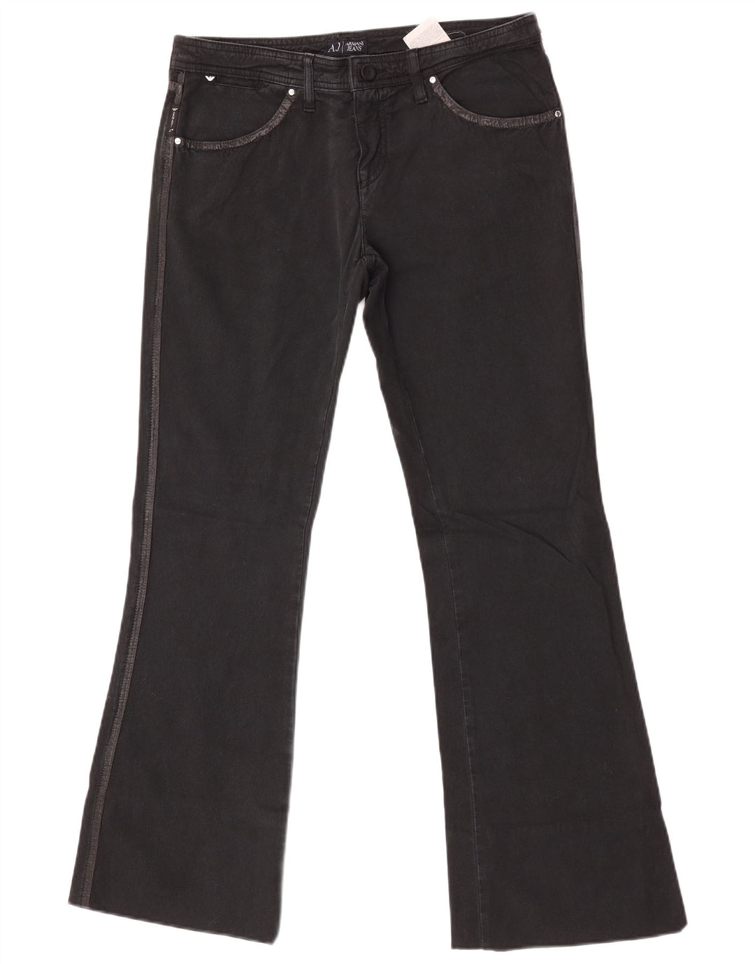Женские джинсы Armani Bootcut W30 L31, черный хлопок