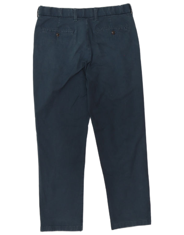 Мужские прямые брюки чинос Marks & Spencer Blue Harbor W36 L29 темно-синие