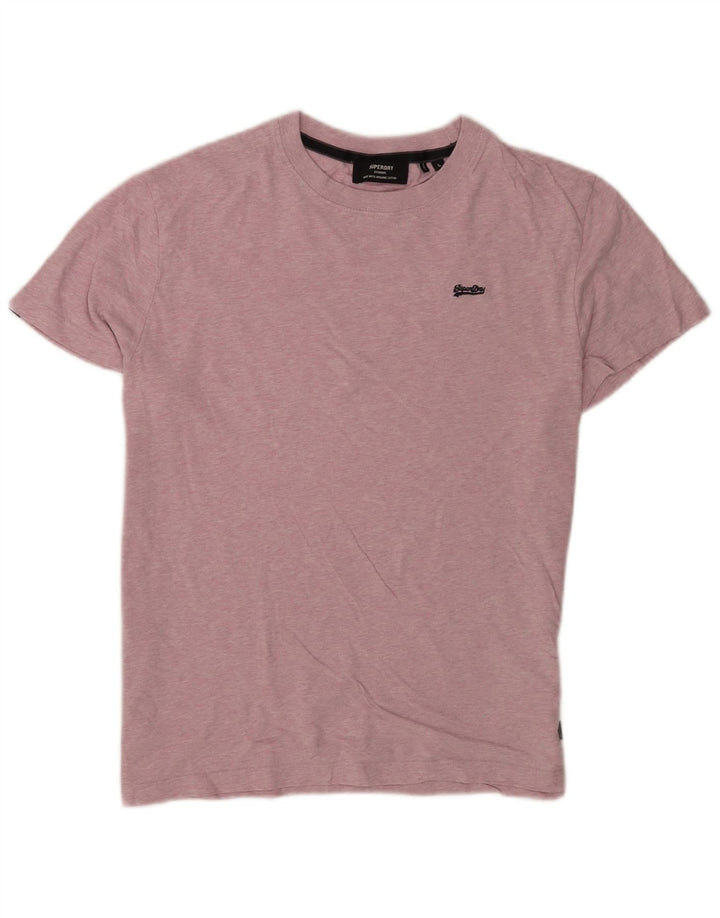 Мужская футболка Superdry, большой розовый хлопок