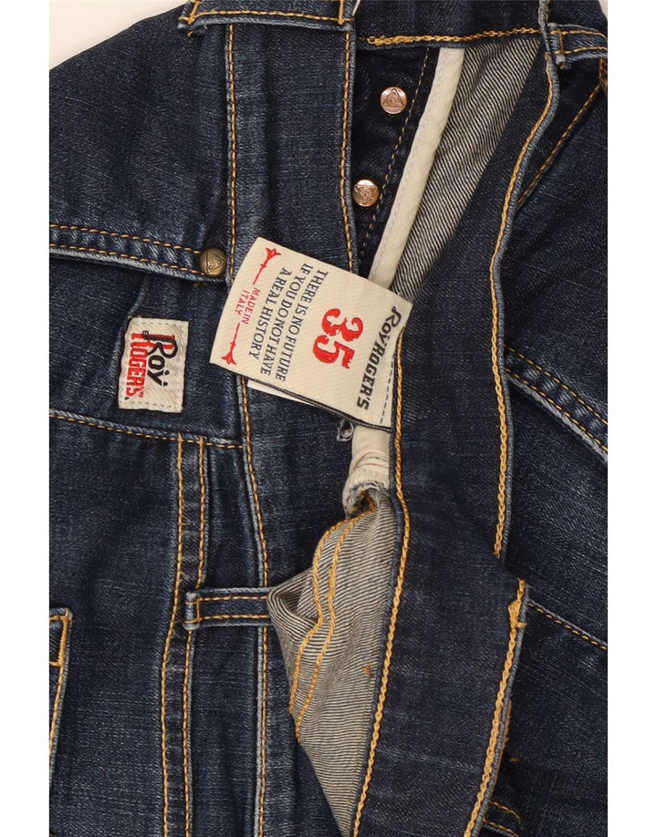 Женские прямые джинсы Roy Rogers W35 L28 темно-синие, хлопок