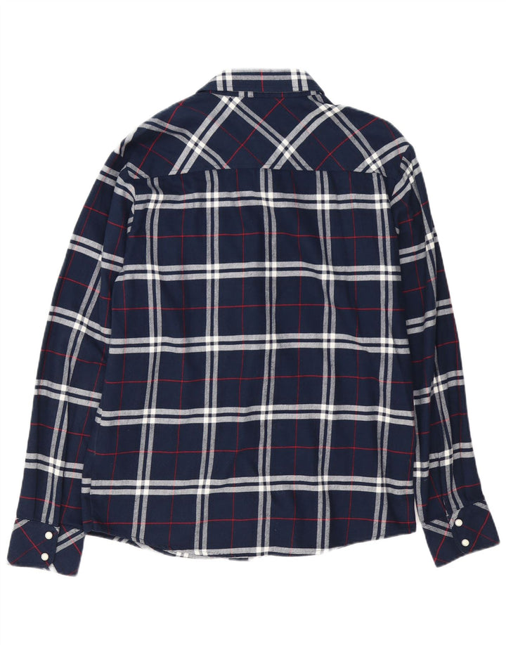 Мужская фланелевая рубашка Carhartt, большая темно-синяя клетка, хлопок