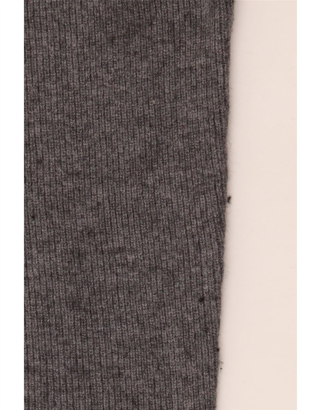 Мужской джемпер с воротником поло Massimo Dutti, средний серый шерстяной свитер