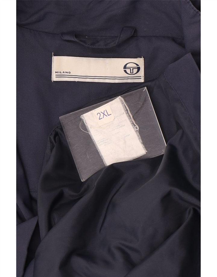 Мужская универсальная куртка Sergio Tacchini UK 44 2XL Темно-синий нейлон