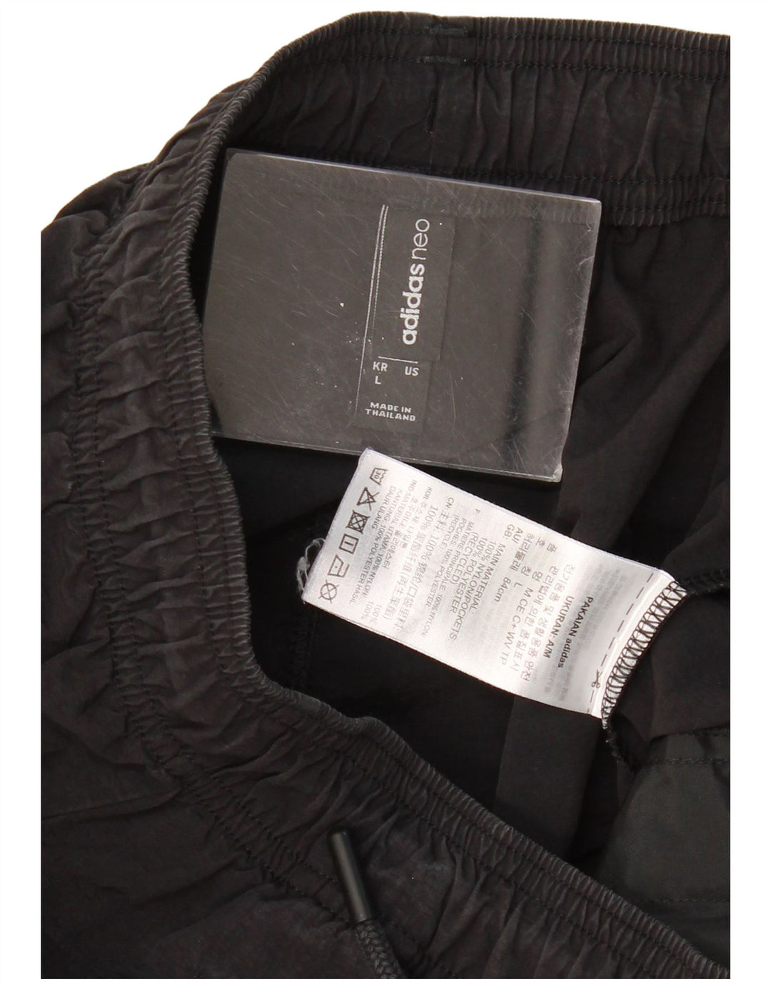 Женские спортивные брюки ADIDAS Joggers UK 14, большой черный полиэстер